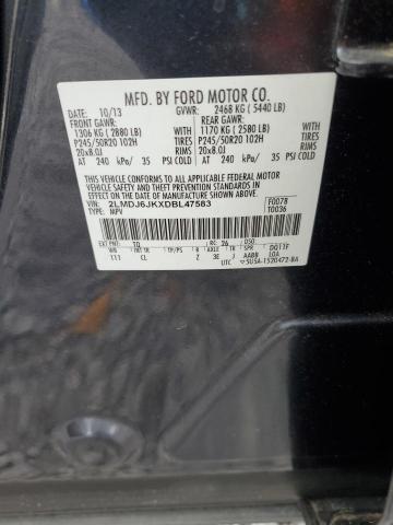 2LMDJ6JKXDBL47583 - 2013 LINCOLN MKX 蓝色 照片 13