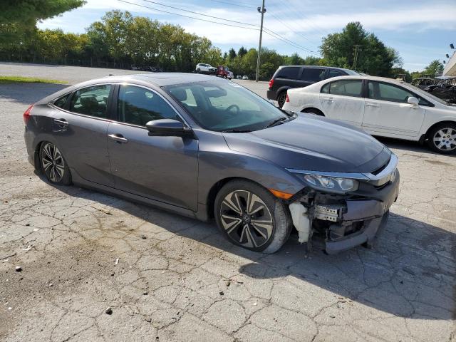 19XFC1F75HE030240 - 2017 HONDA CIVIC EXL 灰色 照片 4