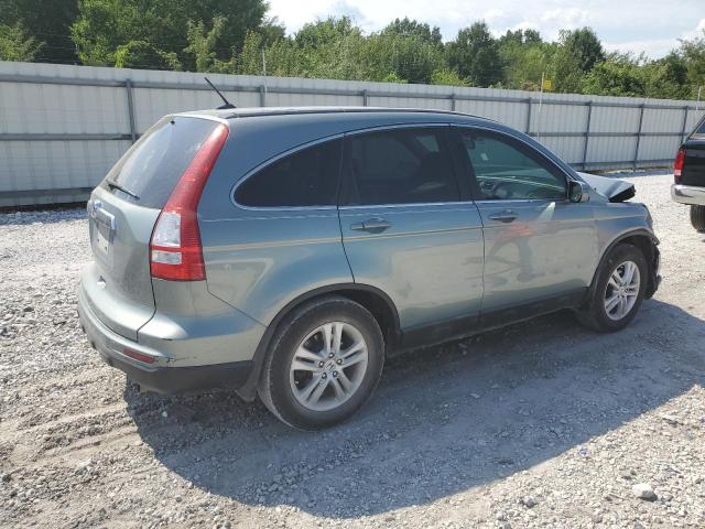 5J6RE3H78AL014797 - 2010 HONDA CR-V EXL 蓝色 照片 3
