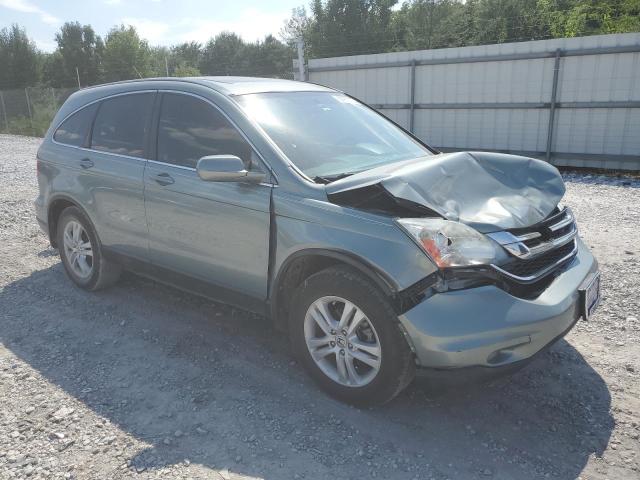 5J6RE3H78AL014797 - 2010 HONDA CR-V EXL 蓝色 照片 4