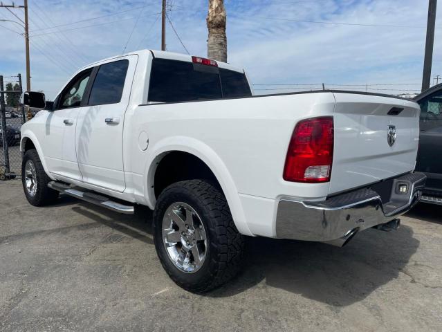 1C6RD7NT8CS285389 - 2012 DODGE RAM 1500 LARAMIE WHITE photo 3