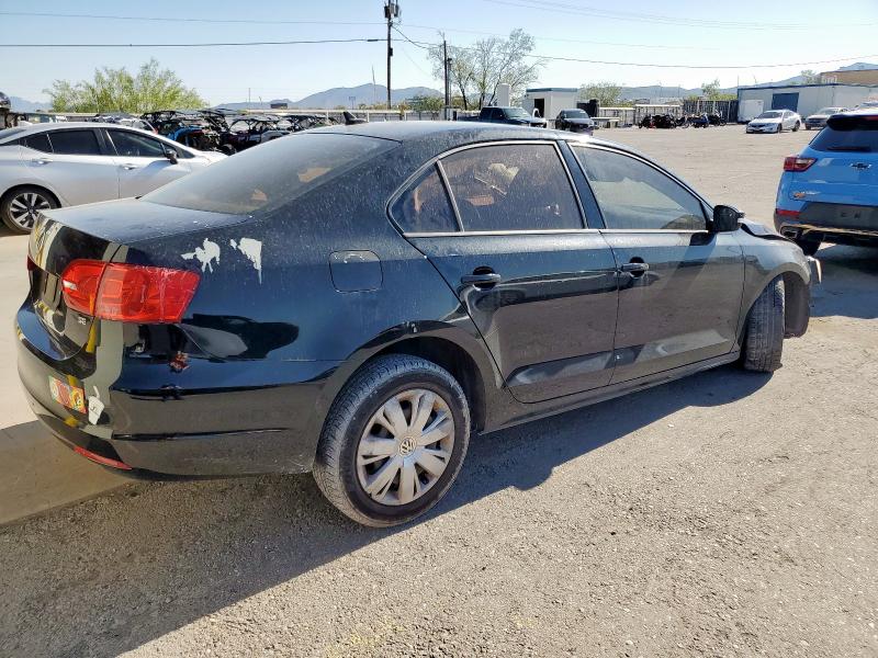 3VWD17AJ0EM393336 - 2014 VOLKSWAGEN JETTA SE BLACK photo 3