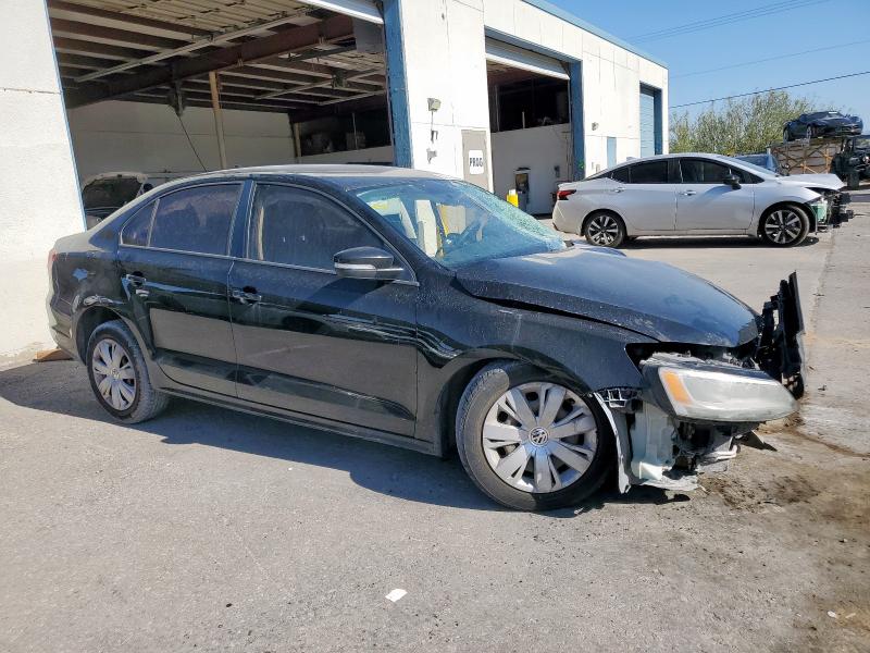 3VWD17AJ0EM393336 - 2014 VOLKSWAGEN JETTA SE BLACK photo 4