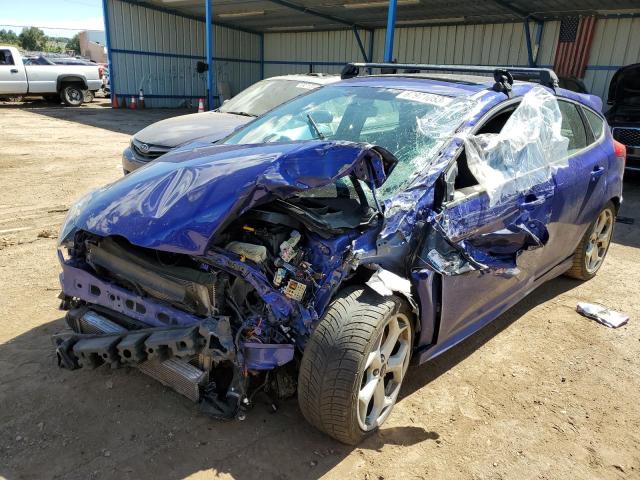 1FADP3L95EL340992 - 2014 FORD FOCUS ST BLUE photo 1