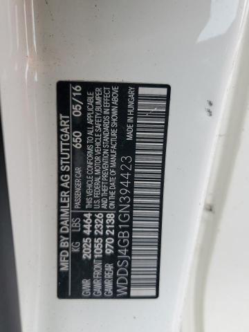 WDDSJ4GB1GN394423 - 2016 MERCEDES-BENZ CLA 250 4MATIC CREAM photo 13