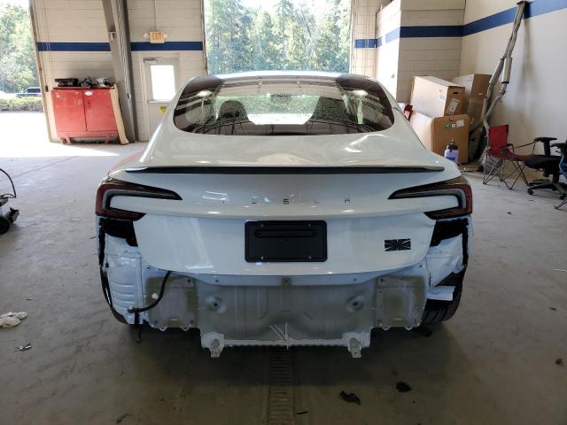 5YJ3E1ETXSF936512 - 2025 TESLA MODEL 3 WHITE photo 6