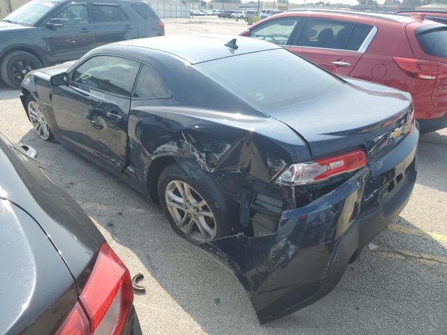 2G1FB1E32F9229512 - 2015 CHEVROLET CAMARO LS BLUE photo 2
