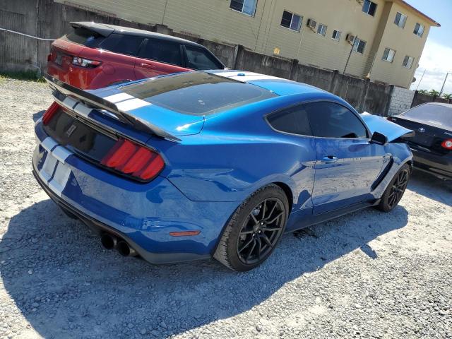 1FA6P8JZ2H5524272 - 2017 FORD MUSTANG SHELBY GT350 BLUE photo 3