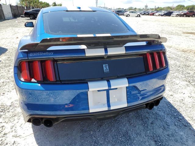 1FA6P8JZ2H5524272 - 2017 FORD MUSTANG SHELBY GT350 BLUE photo 6