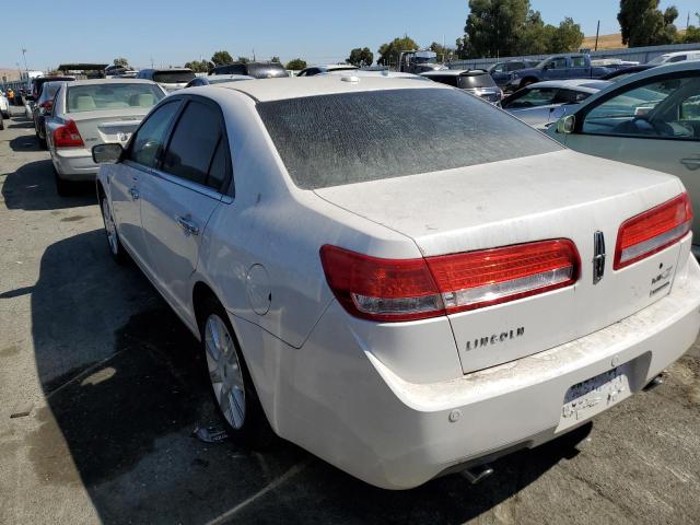 3LNDL2L30CR822565 - 2012 LINCOLN MKZ HYBRID WHITE photo 2