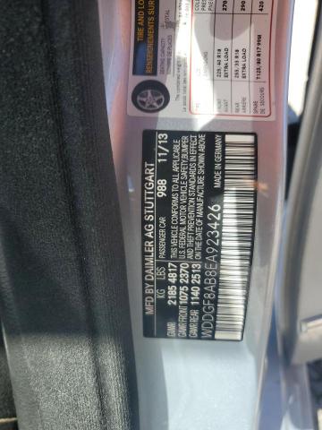 WDDGF8AB8EA923426 - 2014 MERCEDES-BENZ C 300 4MATIC SILVER photo 12