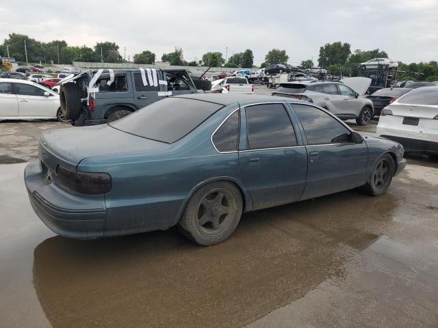 1G1BL52P7TR153281 - 1996 CHEVROLET CAPRICE / CLASSIC SS TEAL photo 3