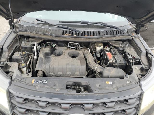 1FM5K8DH3GGC12757 - 2016 FORD EXPLORER XLT შავი ფოტო 12