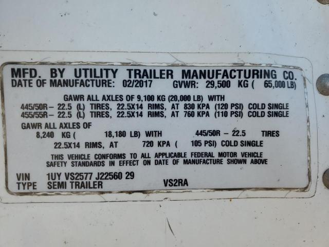 1UYVS2577J2256029 - 2018 UTILITY TRAILER Ağ foto 10