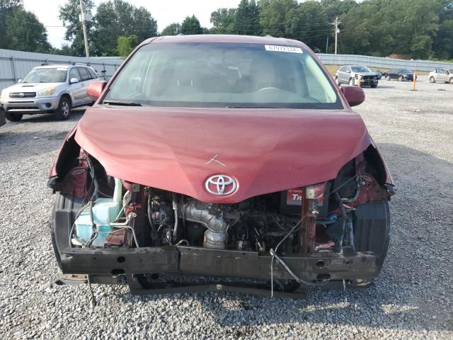 5TDYK3DC1BS126161 - 2011 TOYOTA SIENNA XLE MAROON photo 5