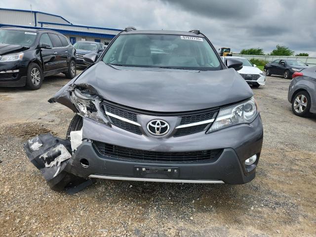 2T3RFREVXDW101112 - 2013 TOYOTA RAV4 XLE GRAY photo 5