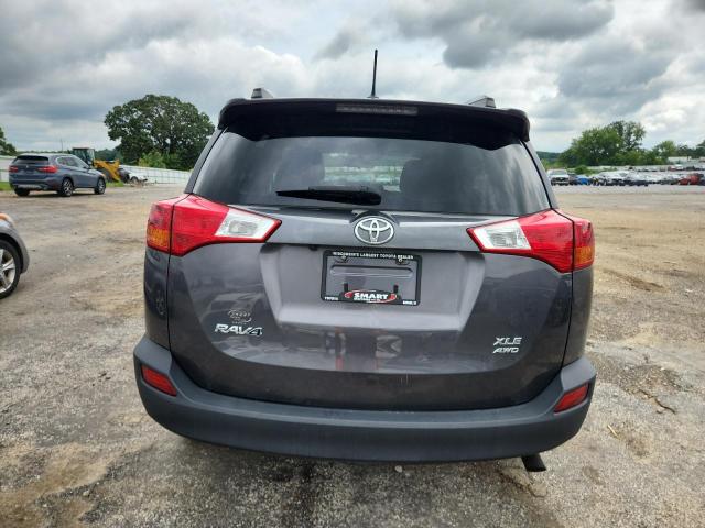 2T3RFREVXDW101112 - 2013 TOYOTA RAV4 XLE GRAY photo 6