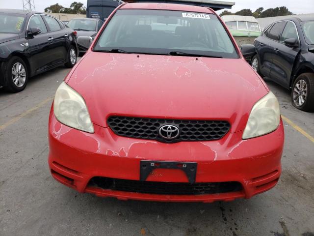 2T1KR32E14C182778 - 2004 TOYOTA COROLLA MA XR RED photo 5
