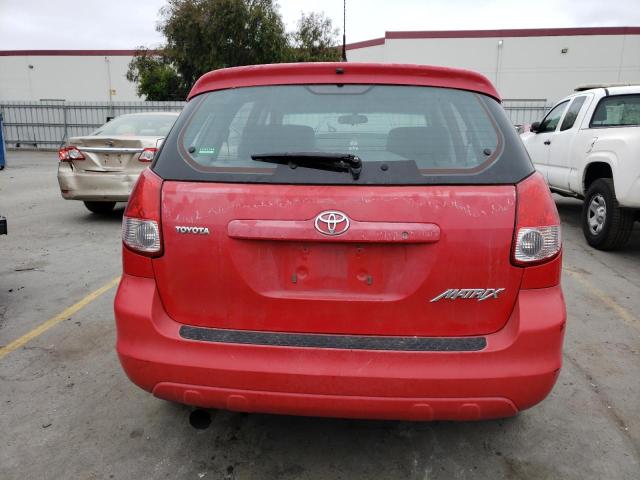 2T1KR32E14C182778 - 2004 TOYOTA COROLLA MA XR RED photo 6