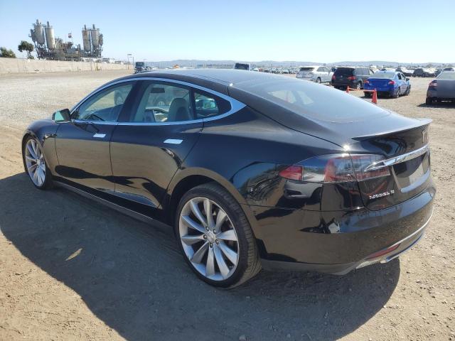 5YJSA1CPXDFP13385 - 2013 TESLA MODEL S BLACK photo 2