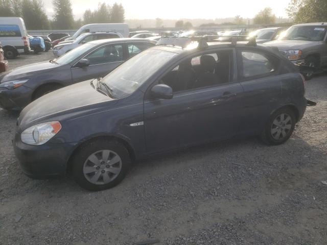 KMHCM3AC7AU165433 - 2009 HYUNDAI ACCENT BLUE GRAY photo 1