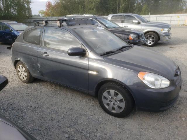 KMHCM3AC7AU165433 - 2009 HYUNDAI ACCENT BLUE GRAY photo 4