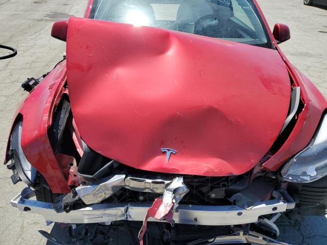 7SAYGDEE3PF909567 - 2023 TESLA MODEL Y Rojo foto 11