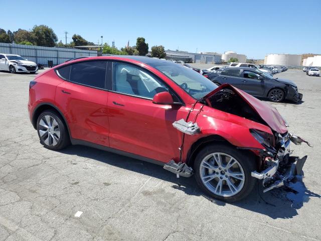7SAYGDEE3PF909567 - 2023 TESLA MODEL Y Rojo foto 4