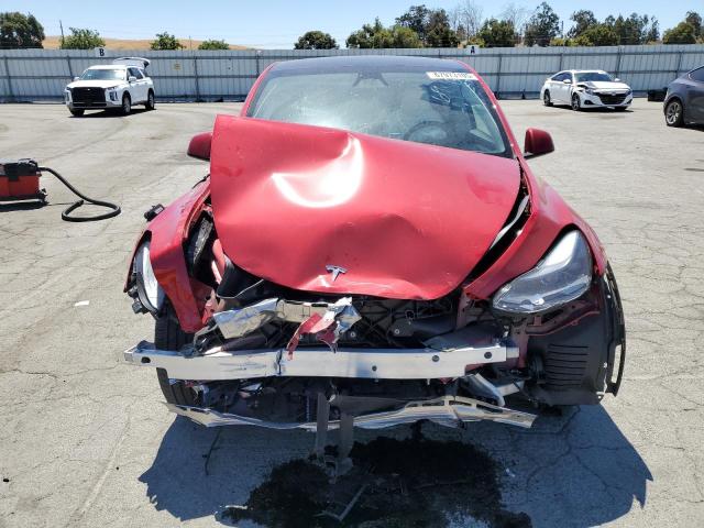 7SAYGDEE3PF909567 - 2023 TESLA MODEL Y Rojo foto 5