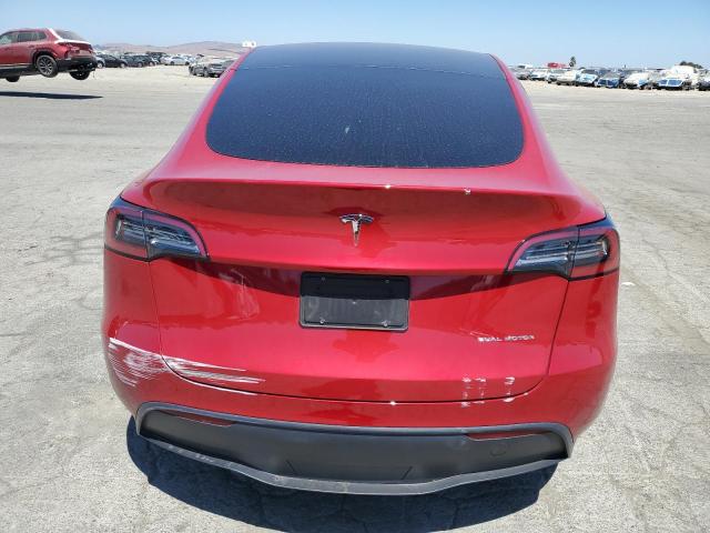 7SAYGDEE3PF909567 - 2023 TESLA MODEL Y Rojo foto 6