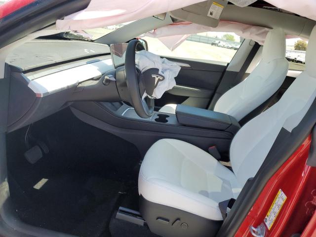 7SAYGDEE3PF909567 - 2023 TESLA MODEL Y Rojo foto 7