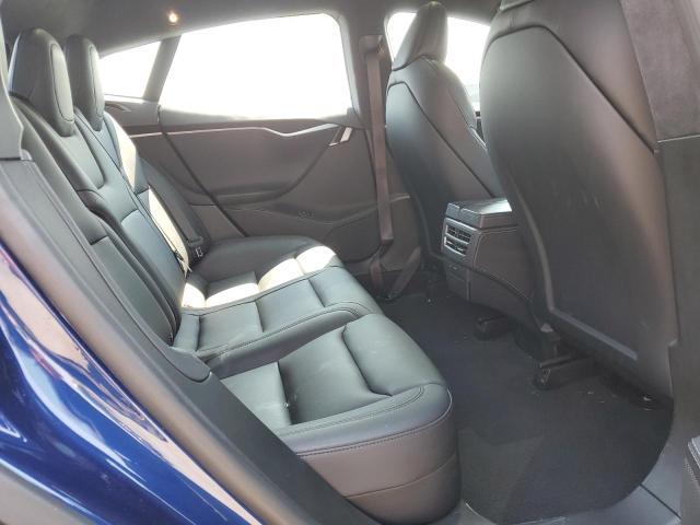 5YJSA1E41LF402557 - 2020 TESLA MODEL S Синій фото 10