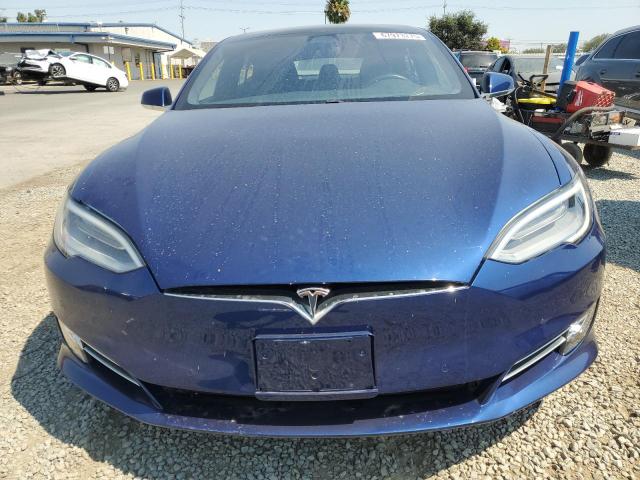 5YJSA1E41LF402557 - 2020 TESLA MODEL S Синій фото 5