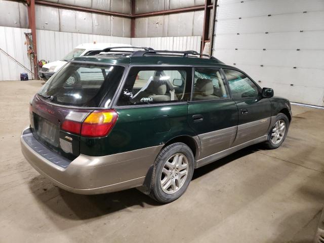 4S3BH6659Y6606087 - 2000 SUBARU LEGACY OUTBACK 绿色 照片 3