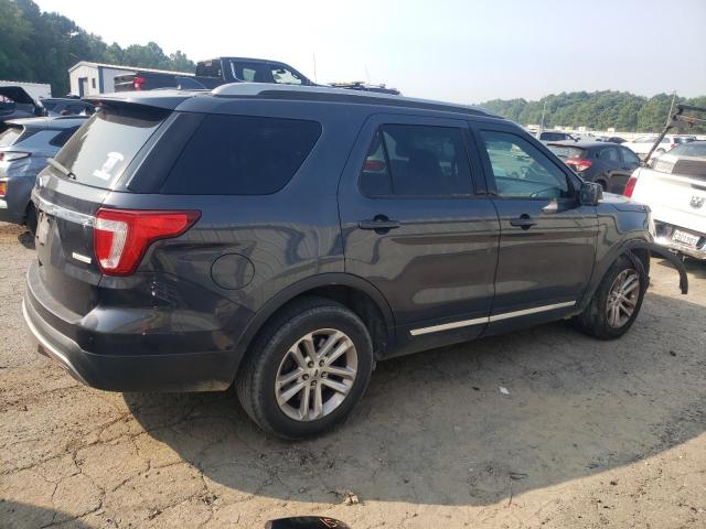 1FM5K7DHXHGA31697 - 2017 FORD EXPLORER XLT ნაცრისფერი ფოტო 3