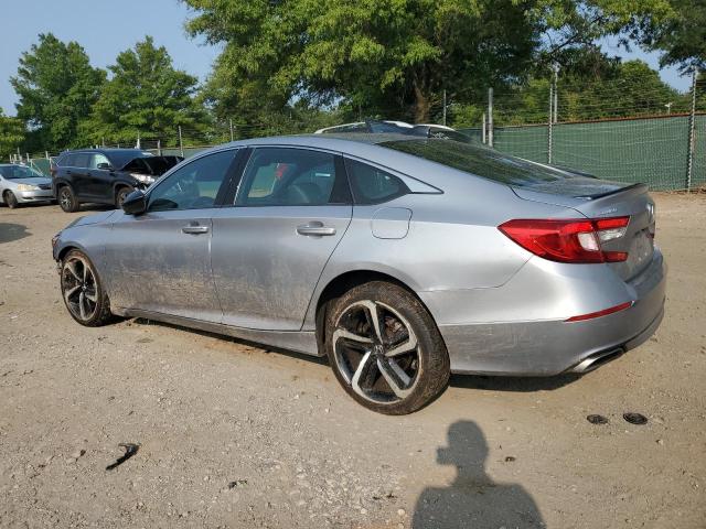 1HGCV2F34MA017851 - 2021 HONDA ACCORD SPORT Argent photo 2