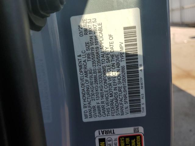 5FNRL6H91SB062886 - 2025 HONDA ODYSSEY ELITE BLUE photo 13