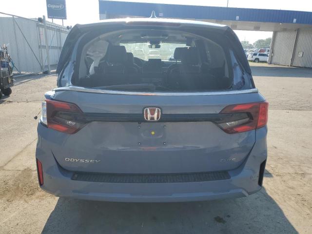 5FNRL6H91SB062886 - 2025 HONDA ODYSSEY ELITE BLUE photo 6