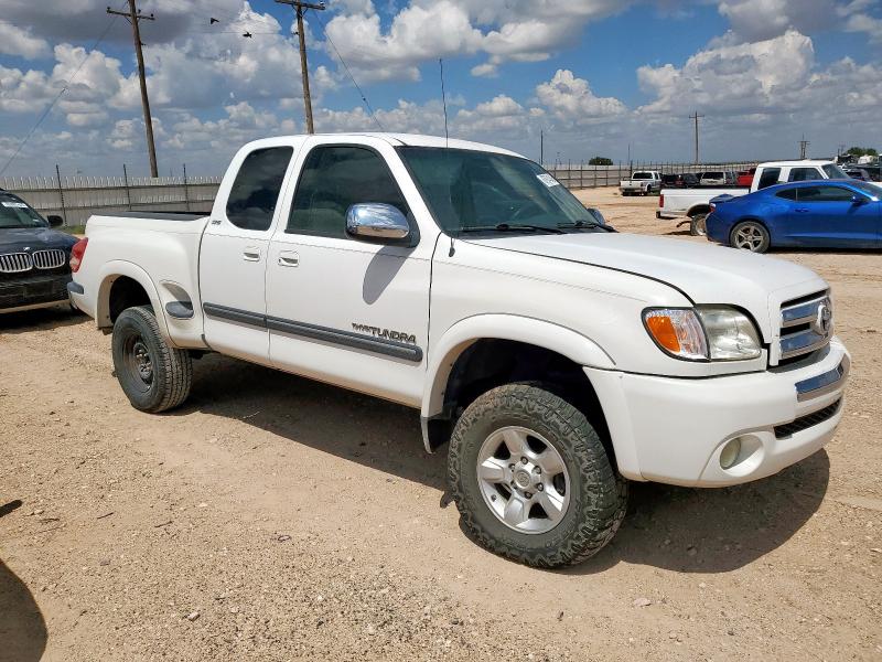 5TBBT44155S457264 - 2005 TOYOTA TUNDRA ACCESS CAB SR5 WHITE photo 4
