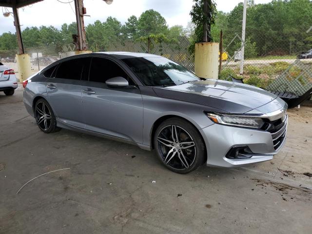 1HGCV2F99NA009864 - 2022 HONDA ACCORD TOURING SILVER photo 4