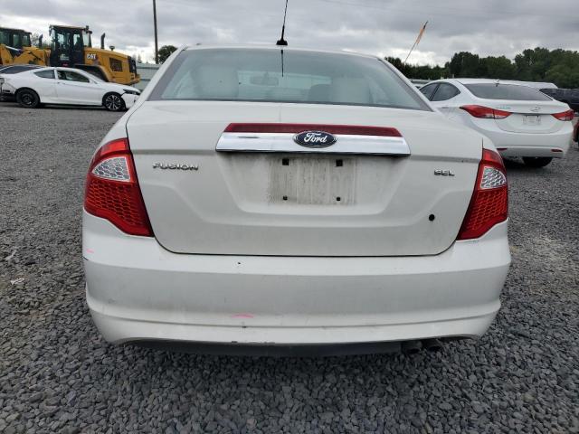 3FAHP0JA9CR182023 - 2012 FORD FUSION SEL WHITE photo 6