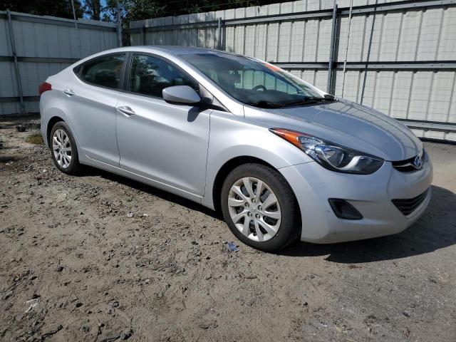 5NPDH4AE6CH061887 - 2012 HYUNDAI ELANTRA GLS SILVER photo 4