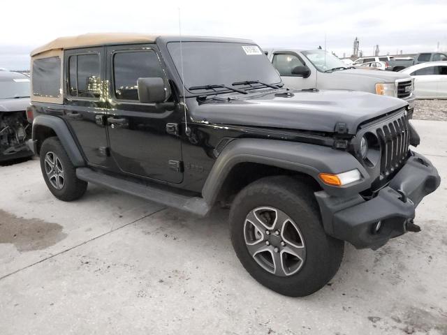 1C4HJXDG5LW312574 - 2020 JEEP WRANGLER U SPORT შავი ფოტო 4