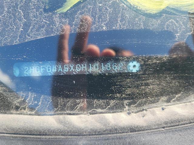 2HGFG4A5XCH101362 - 2012 HONDA CIVIC SI BLACK photo 12