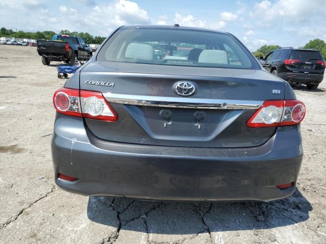 2T1BU4EE3BC694409 - 2011 TOYOTA COROLLA BASE GRAY photo 6