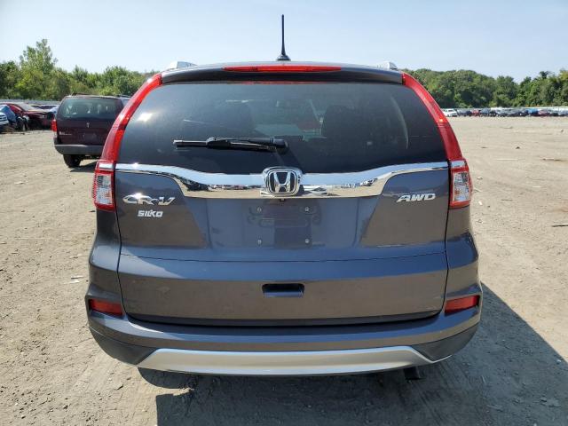 5J6RM4H73GL068459 - 2016 HONDA CR-V EXL ნაცრისფერი ფოტო 6