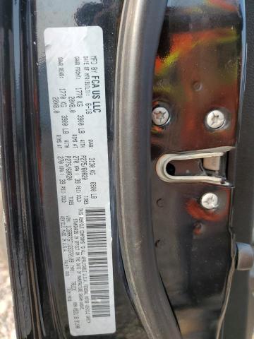 1C6RR7GT1GS370109 - 2016 RAM 1500 SLT BLACK photo 12