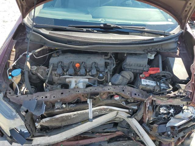 2HGFB2F54DH535788 - 2013 HONDA CIVIC LX RED photo 11