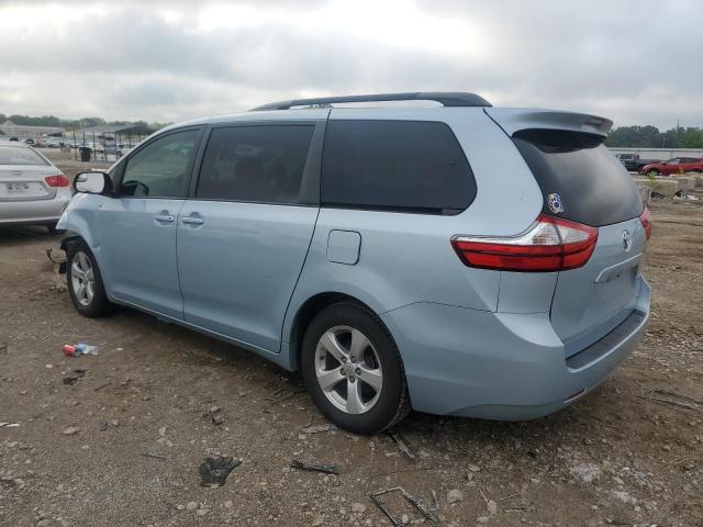 5TDKK3DC3GS720800 - 2016 TOYOTA SIENNA LE BLUE photo 2