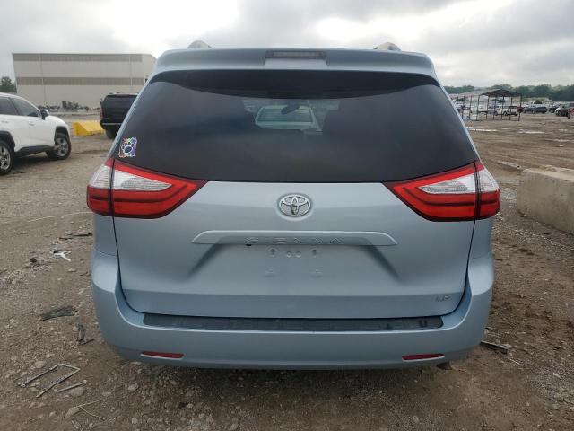 5TDKK3DC3GS720800 - 2016 TOYOTA SIENNA LE BLUE photo 6
